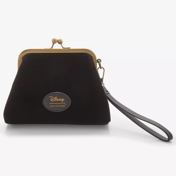 Disney Hocus Pocus Icons Velvet Embroidered Crossbody Bag and Wristlet NWT - Picture 9 of 10